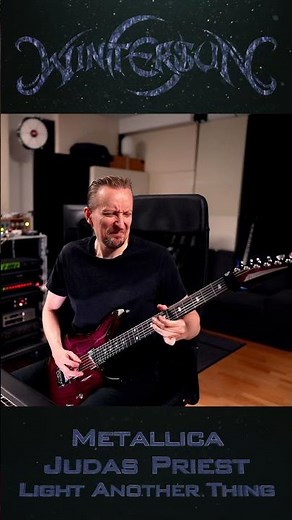 Wintersun Jari Plays Metallica And Judas Priest With Aristides Baritone Guitar