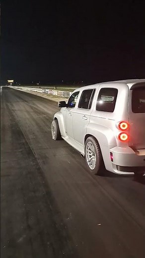 Chevy HHR on slicks drag racing