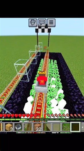 Creeper race part:- 2 🤯 #minecraft #shorts