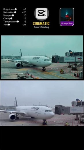 Best cinematic color grading tutorial in Capcut #capcutedit