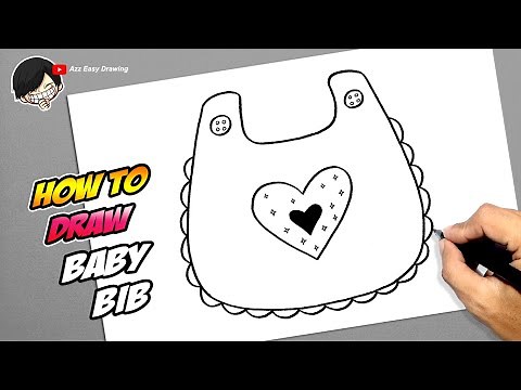 How to draw Baby Bib