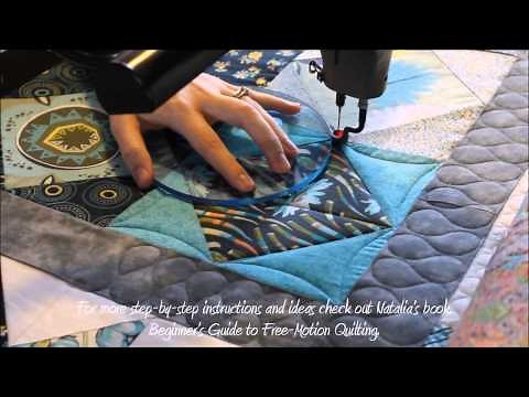 How To: Machine Quilt a Square in a Square Quilt Block