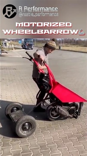 MOTORIZED Wheelbarrow 🦾