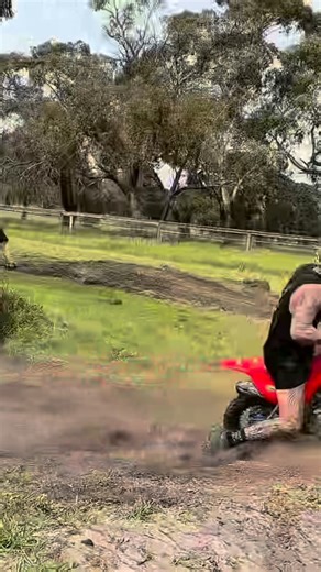 CRAZY PITBIKE BIKE RACE! send this to a mate you’d beat!! FULL VID ON YOUTUBE ! #pitbikes #send #dirtbikes #110 #carnage #minibike | Clapped Out