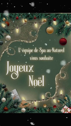L' équipe Spa au Naturel vous souhaite un joyeux Noël et vous remercie de votre fidélité #joyeuxnoel🎄 #momentsensemble #sapindenoel #perenoel #equipe | Spa au Naturel