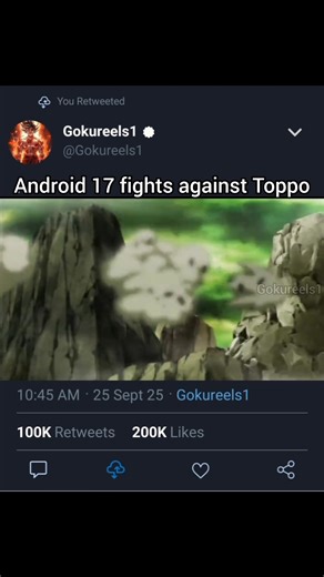 Android 17 fights against Toppo | Gokureels1