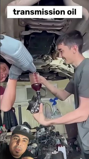 How to add transmission fluid without a dipstick #mechanics #cars #workshop