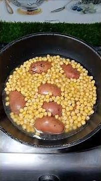 Easy & Tasty Boiled Potato Chickpea Snack
