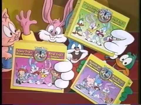 Tiny Toons Fruit Snacks Ad - HQ