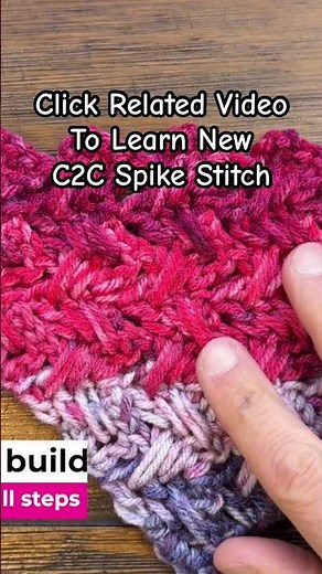 Learn a new corner to corner C2C Spike Stitch