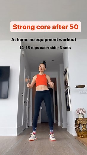 No access to a gym? No problem. I’m sure you have a chair and bench at home. The heavy ones work best as they are stable. Use a chair and bench to perform these 2 sets that work your arms, legs,core & hip. Find a mat and two heavy dumbbells to stabilize the back of the chair or bench. Do 12-15 reps on each side, for a total of 3 sets. I guarantee you will feel the burn🔥🔥🔥 ✍🏼Side note : Even skinny people like me can have a pooch during menopause, and that’s okay! Let’s embrace our bodies and