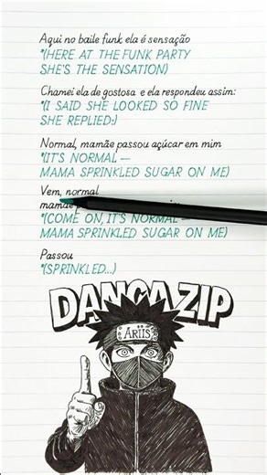⚡️🖤 dança zip (English Translation + Lyrics) – Ariis, Mc Duduzinho