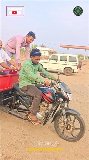 Amazing modified Bike with Hydraulic Trolley & Reverse Gear system 😳