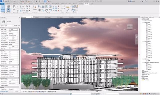 Architecture designer on Instagram: "How to add background in Revit🤍 #architecture #architect #archi #student #instagram #revit"