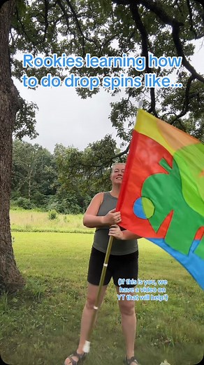 7.3K views · 730 reactions | Oh look, a drop spin! #spintronixguard | Spintronix Color Guard | Facebook