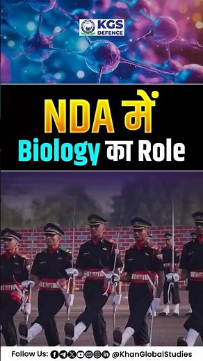 🧾 NDA Biology Syllabus Simplified – Rules, Topics & Tricks Explained #nda #biology #kgsdefence