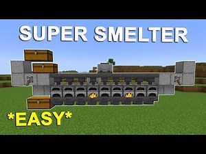 Minecraft BEST Super Smelter Design 1.21.4 Tutorial