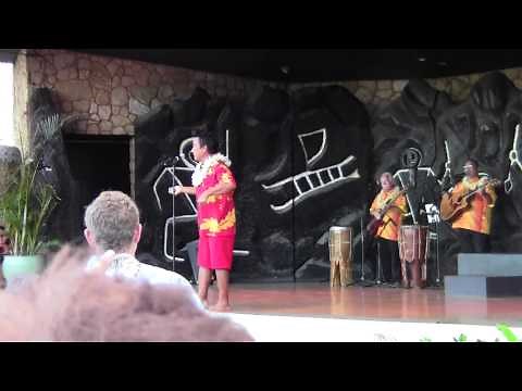 How to do the Hukilau Hula Dance - Legends of Hawaii Luau - 8-19-14 - Waikoloa Hawaii