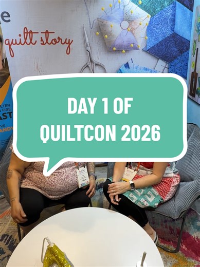 Day 1 of QuiltCon 2025 in Raleigh, NC! ❤️ We are having the best time! #quiltcon #quilting #quiltersoftiktok #quiltingtiktok