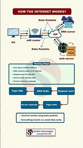 How the Internet Works? | DNS & Packet Flow Explained