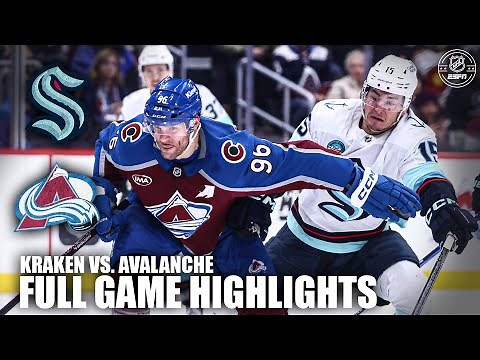 Seattle Kraken vs. Colorado Avalanche | Full Game Highlights | ESPN NHL