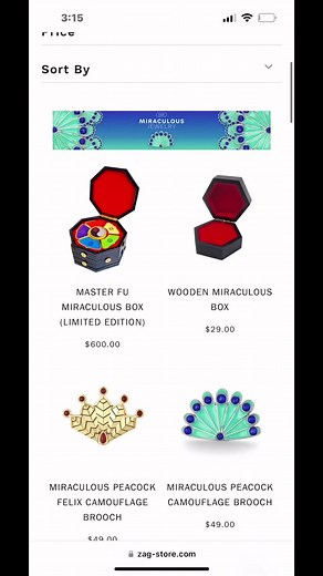 OMG?!!??!? I want to buy from there but they are so expensive #Ladybugandchatnoir #miraclebox #Miraculousladybug #Etsy #IsntItMiraculous #zagstore