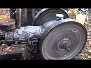 ANTIQUE DIESEL WITTE ENGINE COLD START