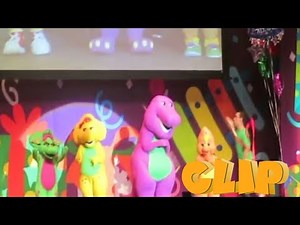 Barney and his friends sings and dances on stage!💜💚💛 | CLIP | SUBSCRIBE