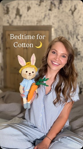We’re filming a very special episode of Bedtime for Cotton… and I’m beyond thankful that Ancient Lore Village @ancientlorevillage partnered with us to bring this cozy story to life! 🐰💫 This episode has been months in the making, from finding the perfect whimsical place, to tracking down a little carrot blanket for Cotton (yes, in the middle of fall!) 🥕🧺 It’s a sweet, storybook-style episode told all in rhyme, a bedtime routine adventure where we’ll brush our teeth, put on our pajamas, and sn