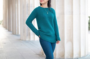 Easy Crochet Pullover Weekend Snuggle Sweater Cosy Slouchy Winter PDF Pattern Digital Download Forthefrills - Etsy