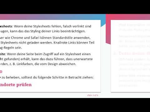 Warum sind alle Links in Chrome und Safari Rot? So behebst du das!