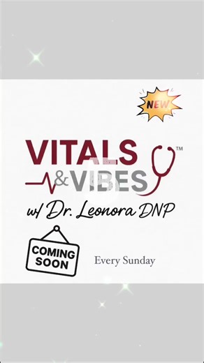 ✨ Introducing My New YouTube Show: Vitals & Vibes w/ Dr. Leonora DNP ✨🎥 Healthcare is shifting and so is the conversation. That’s why I’m proud to launch a new weekly series for every nurse, CNA, CMT, MA, NP, and healthcare pro out there doing the work and trying to stay well while doing it. 🩺 Vitals & Vibes drops every Sunday on YouTube, bringing you: ✅ Clinical gems (documentation, safety, vitals, & scope) ✅ Career & license protection tips ✅ Real talk about burnout & boundaries ✅ Correction