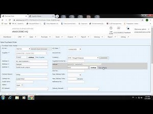 Webmax Tutorial - [PURCHASE ORDER]