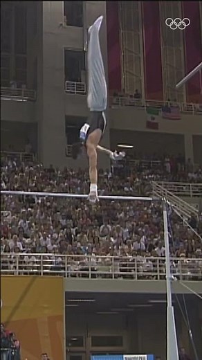 One of the most incredible horizontal bar performances of all time! 🤩 #Olympics