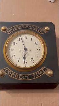 Waltham Correct Time Jeweler’s Store counter top display clock from eBay listing