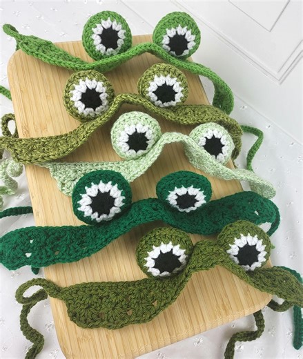 Frog and Toad Costume for Couples, Crochet Headband Photo Prop - Etsy
