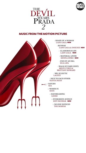 Gaga, Dua Lipa & SZA: The Devil Wears Prada 2 Tracklist! 💄🎧