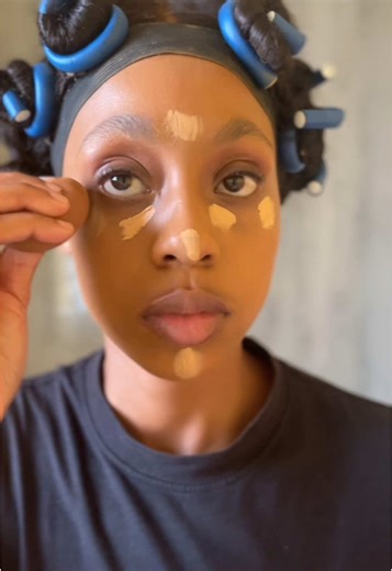 Learning how to do my own makeup day 3😅 #BeautyTokSA #makeuptutorial #makeuplooks #fyp