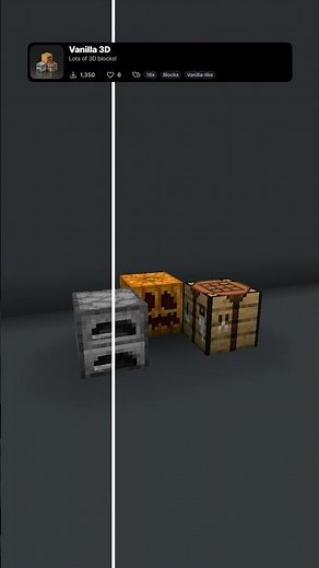 Best minecraft 3D resource packs PT.279 #minecraft #texturepacks #shorts #texturepack #resourcepacks