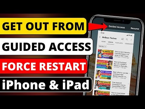 How to Turn off Guided Access in You Forget Password | How to Get Out of Guided Access iPhone, iPad