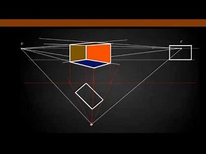 „Zeichnen lernen" Prüfungsaufgabe - Übereckperspektive konstruieren