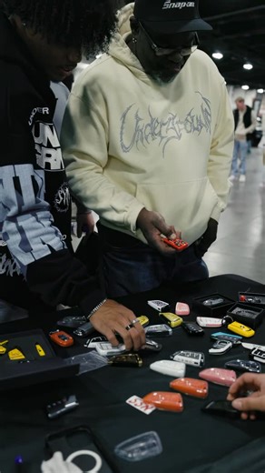 Antonio&Frank | Custom Key Fobs | OEM-grade paint finishes on Instagram: "Importexpo VS. Custom key fob #importexpo #personalized #bespokekeyinlife #carpaint #customkeys #customization #paintmatchkey #custompainted #automotivekey"