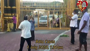 124K views · 4.2K reactions | BATU CAVES MAIN GATE IS NOW OPEN, AFTER 105 DAYS! Finally, Batu Caves Temple is open to devotees from 7.30am today. For the first time, the temple was closed for 105 days due to Covid 19 MCO restrictions. Stay safe and healthy, bakthas! See you #welovebatucaves #batucaves | We Love Batu Caves | Facebook