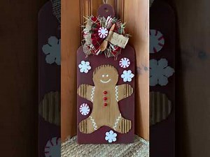 Gingerbread Man Cutting Board