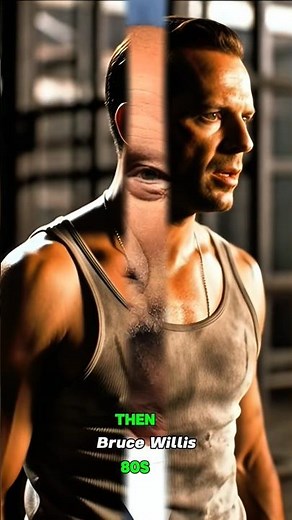 Then vs Now Arnold Schwarzenegger, Bruce Willis, Van Damme, Mel Gibson #viral #celebrity