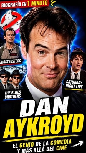 De Saturday Night Live a Ghostbusters: La Historia de Dan Aykroyd 👻 #DanAykroyd #Ghostbusters