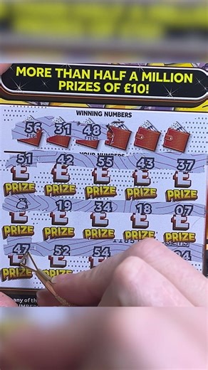 FOUND A MONEY BAG on CASH MATCH Scratch Card #scratchcards #surprise #win