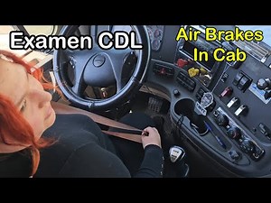 examen para la licencia cdl en español explicado - asi es el examen CDL air brakes paso a paso
