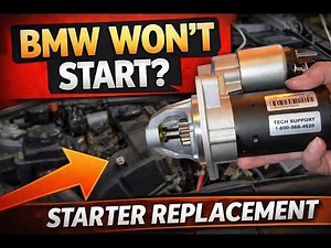 BMW 328i E90 Starter Replacement Tutorial | Complete Step-by-Step Guide all N52 engines
