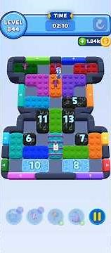 Color Block Jam Level 844 Walkthrough Solution
